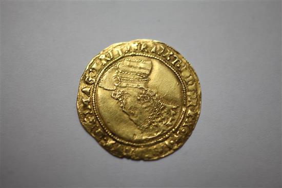 A James I gold Double Crown, 1612-13,